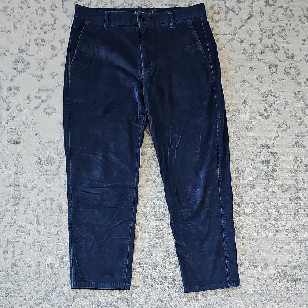 Everlane Men's Deep Blue Corduroy Trousers